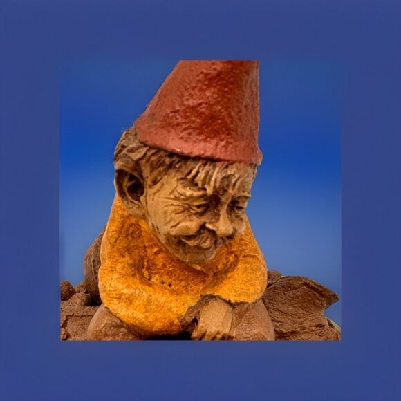 Tom Clark Gnome FREDDY Figurine #55 Turtle Fisherman Fred Astaire w/COA 1983 Vtg - Picture 2 of 7